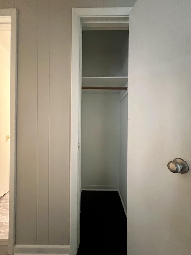 view of closet