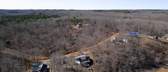 bird's eye view with a rural view