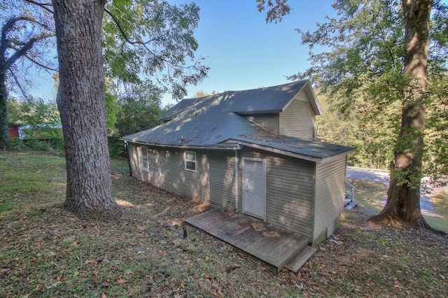 view of back of property