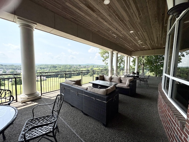 128 Village Cir, Lebanon, TN 37087 - view of patio featuring outdoor lounge area