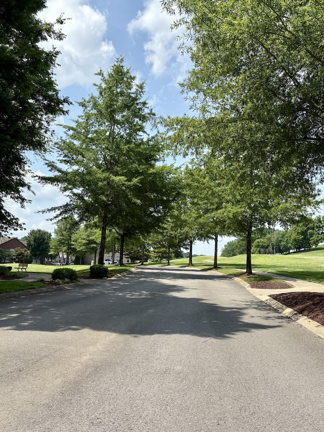 128 Village Cir, Lebanon, TN 37087 - view of asphalt road with curbs and sidewalks