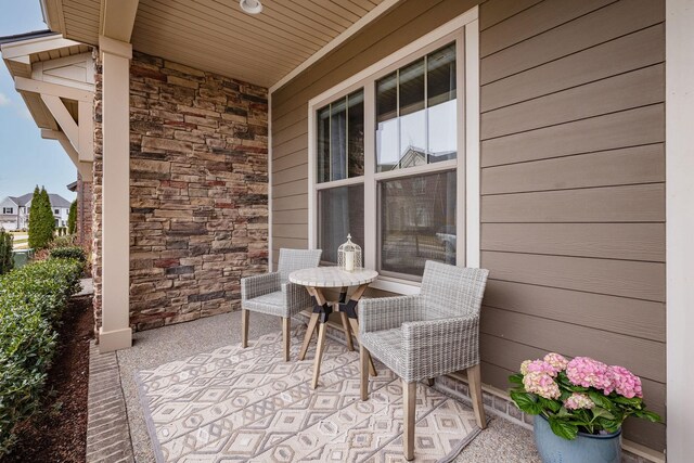 view of patio / terrace featuring a porch