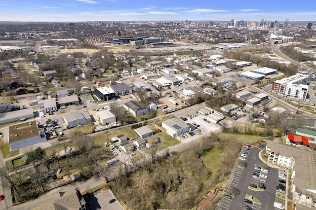 bird's eye view featuring a view of city