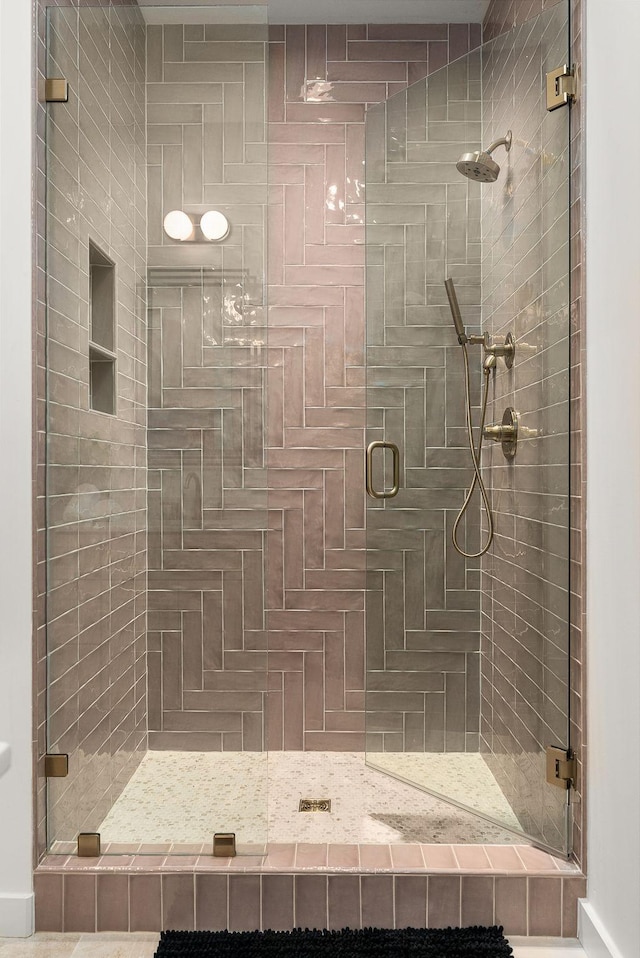 full bath with a stall shower