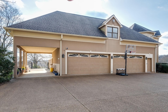 exterior space with driveway