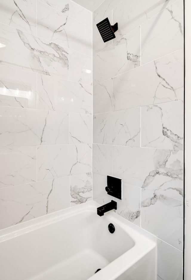 full bathroom featuring  shower combination