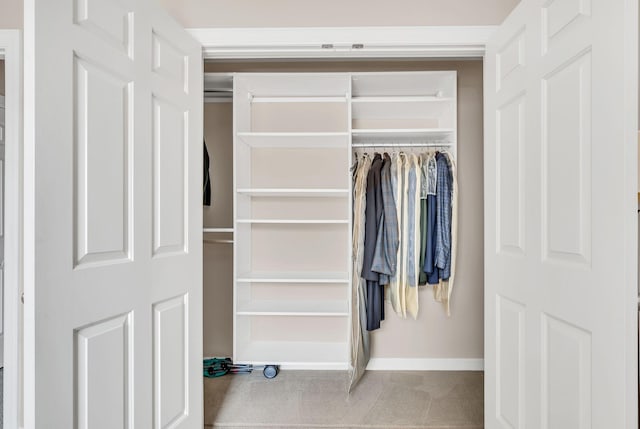 view of closet