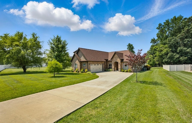 4268 Sango Rd, Clarksville, TN 37043 - view of front of property featuring stone siding, concrete driveway, and an attached garage
