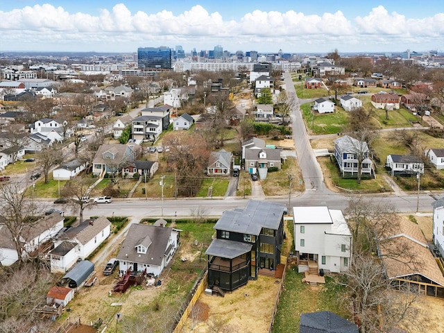 bird's eye view featuring a residential view