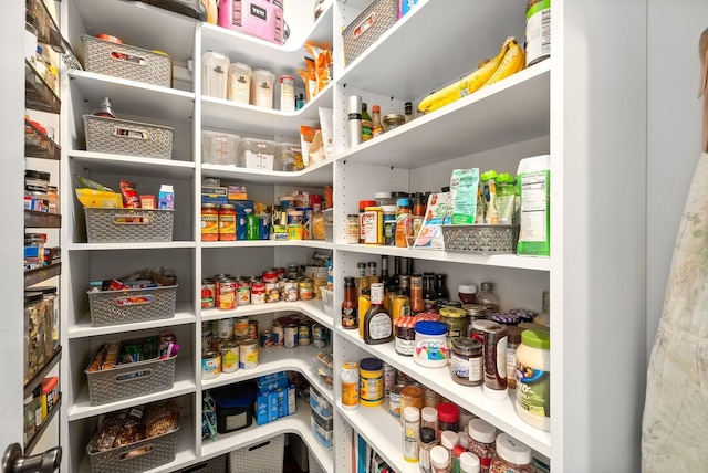 view of pantry