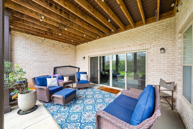 2425 Settlers Trce, Clarksville, TN 37043 - view of patio / terrace featuring an outdoor hangout area