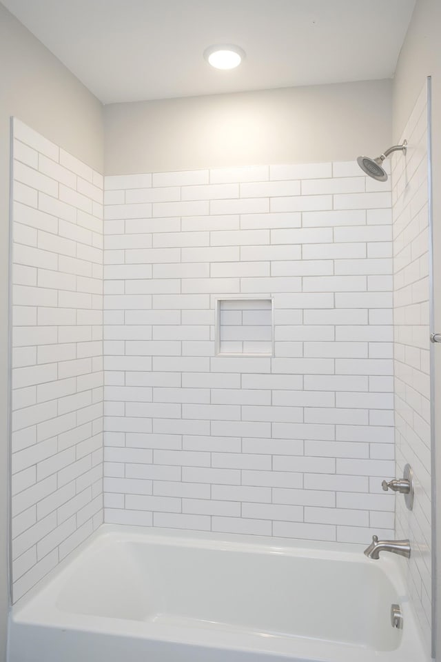 full bathroom featuring shower / bathtub combination