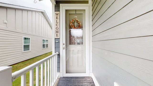 view of entrance to property