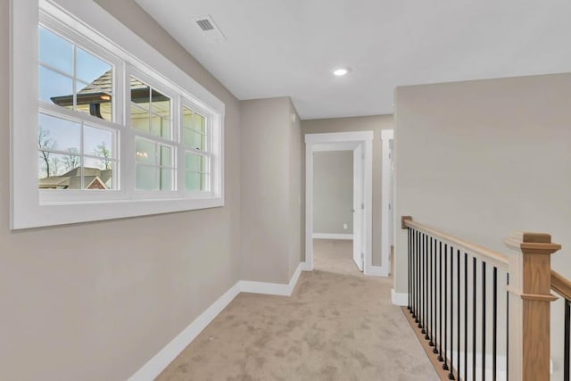 919 Licinius Ln, Murfreesboro, TN 37128 - hallway featuring recessed lighting, carpet, visible vents, and baseboards