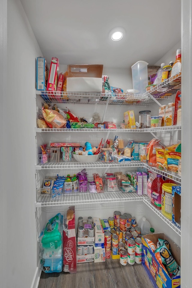 view of pantry