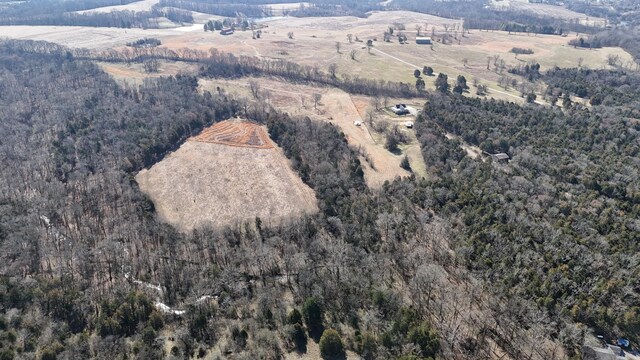 bird's eye view featuring a rural view