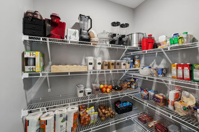 view of pantry
