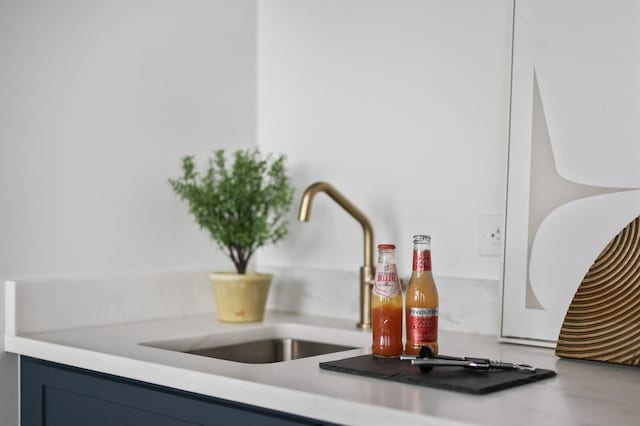 details with light countertops and a sink