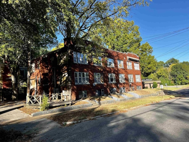 multi unit property with brick siding