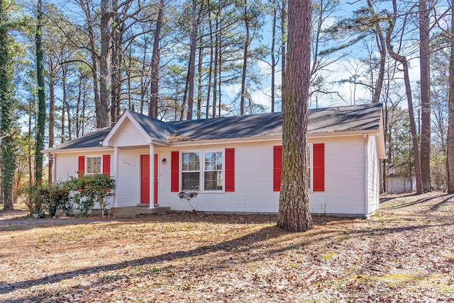 view of front of home