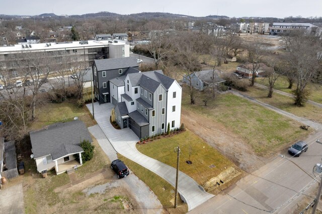 aerial view featuring a residential view