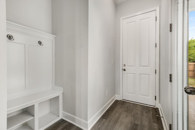 2053 Kirkwall Dr, Nolensville, TN 37135 - mudroom with baseboards and dark wood-type flooring