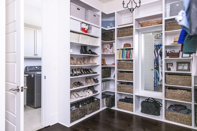 pantry with washer / dryer