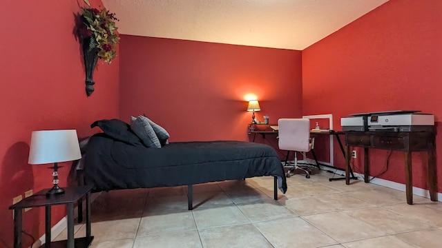 view of tiled bedroom