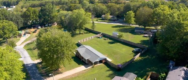 bird's eye view with a rural view