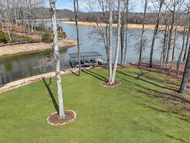 property view of water