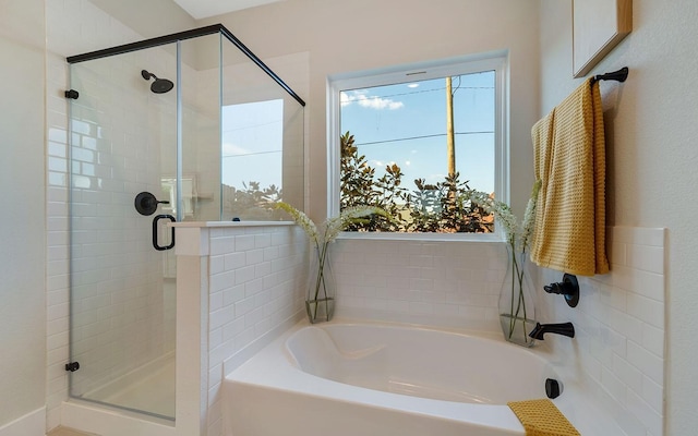 7228 Fairlawn Dr, Fairview, TN 37062 - full bathroom with a garden tub and a stall shower
