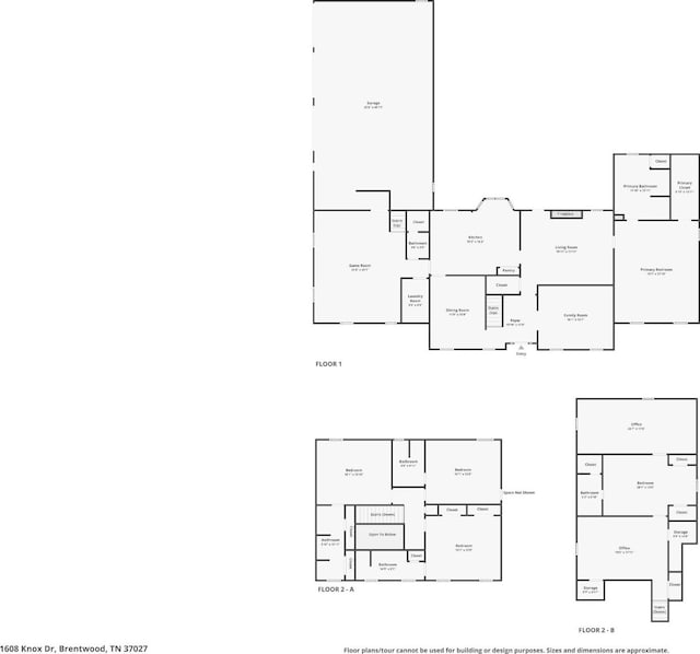 1608 Knox Dr, Brentwood, TN 37027 - floor plan