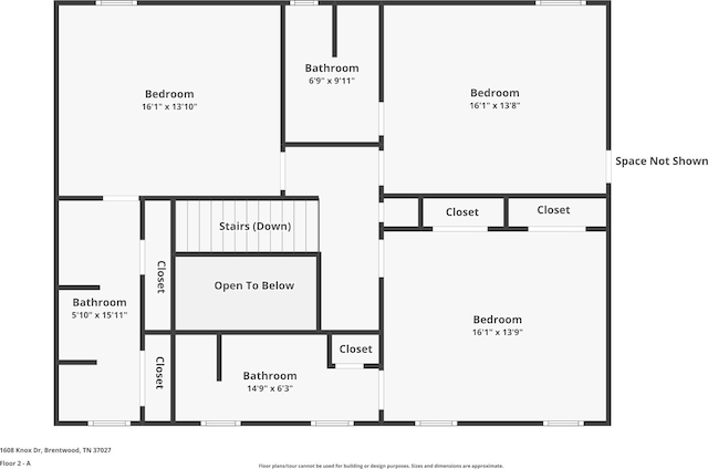 1608 Knox Dr, Brentwood, TN 37027 - floor plan