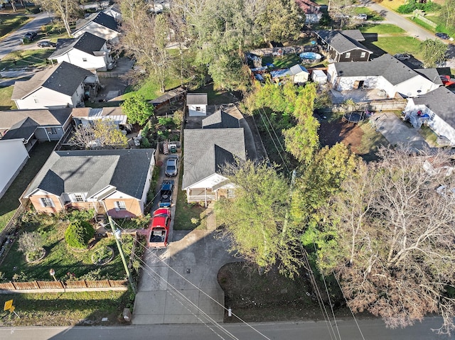 drone / aerial view featuring a residential view