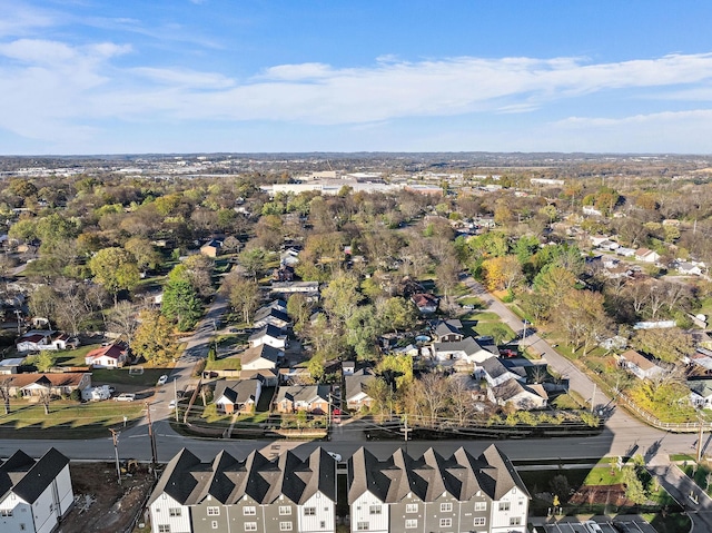 birds eye view of property featuring a residential view