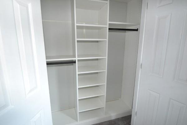 view of closet