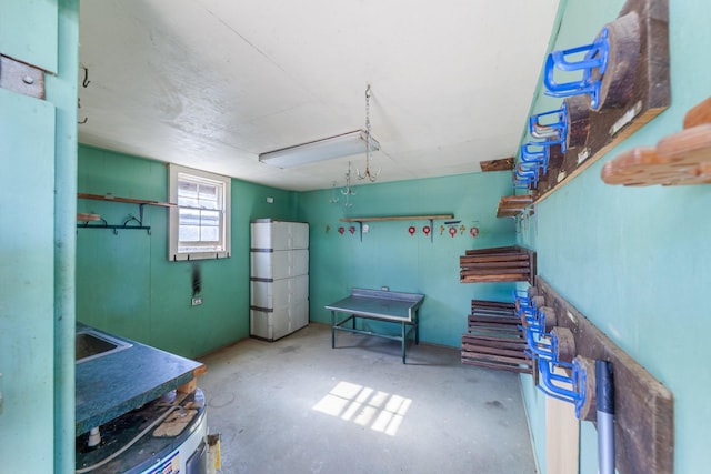 miscellaneous room featuring concrete floors