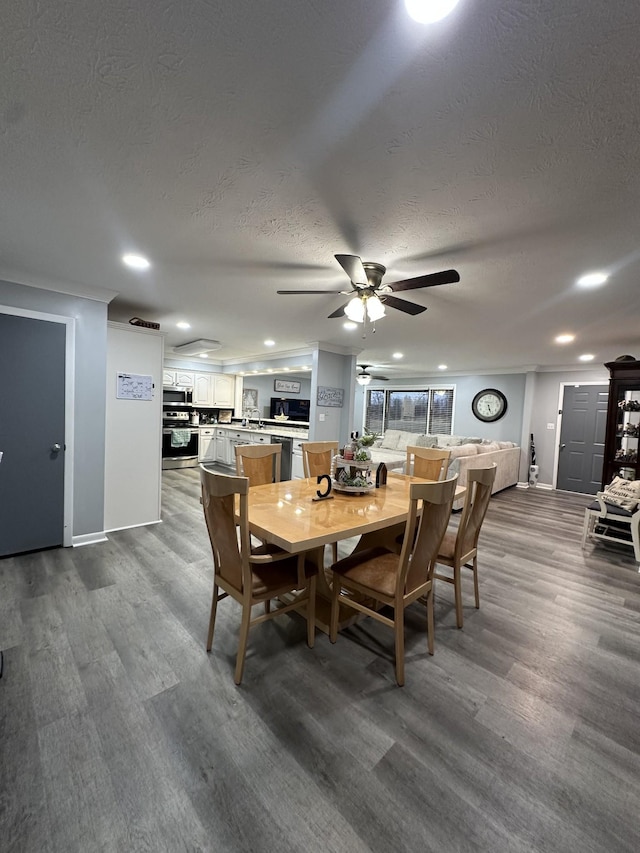 579 Old Celina Rd, Allons, TN 38541 - dining room featuring wood finished floors and recessed lighting
