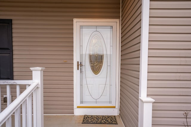 view of entrance to property