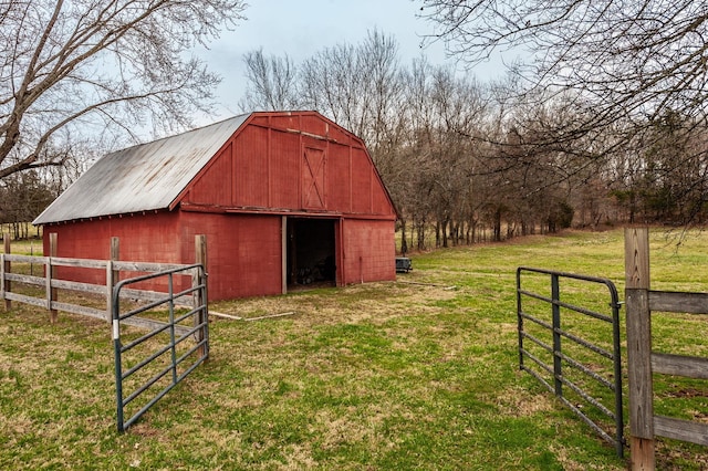 view of stable