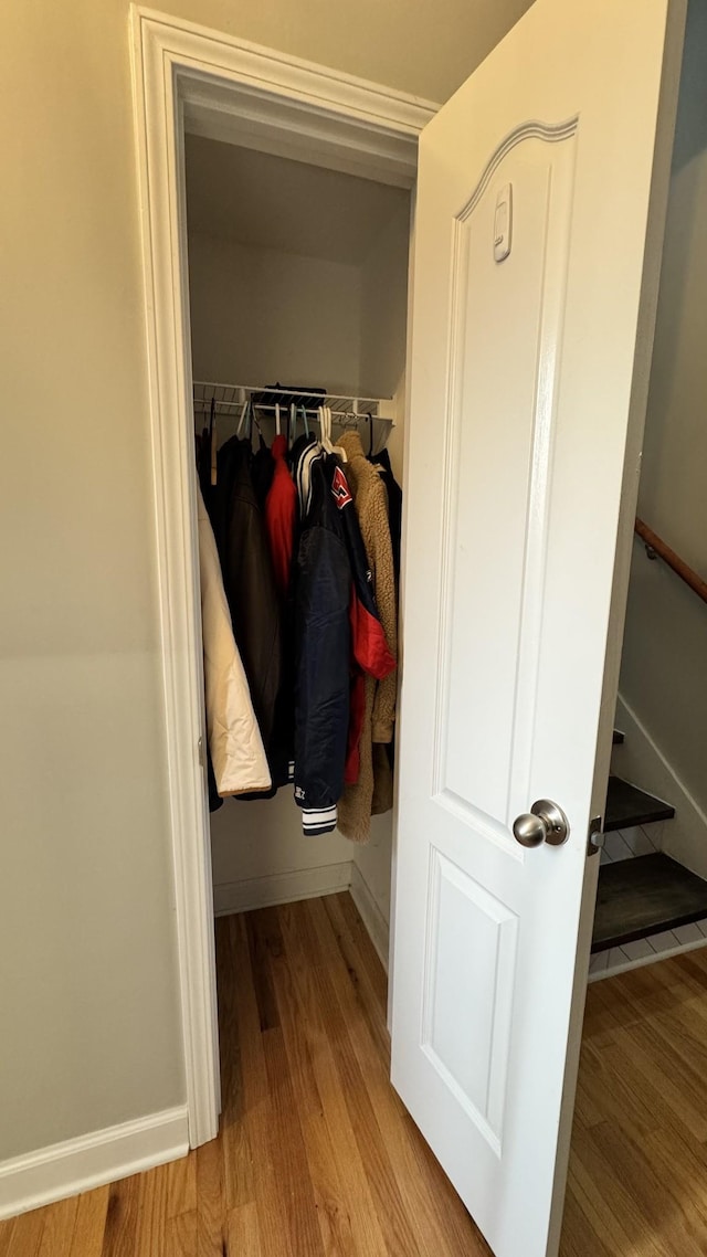 view of closet