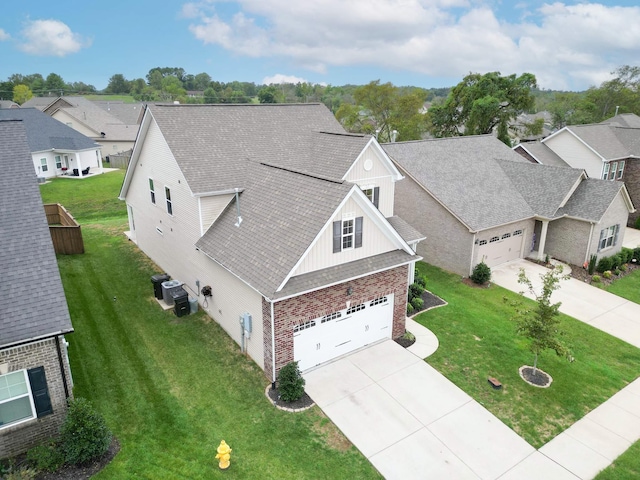 bird's eye view featuring a residential view