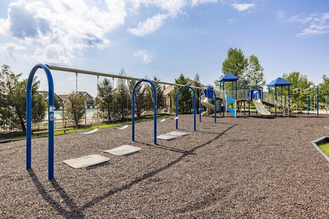 view of communal playground