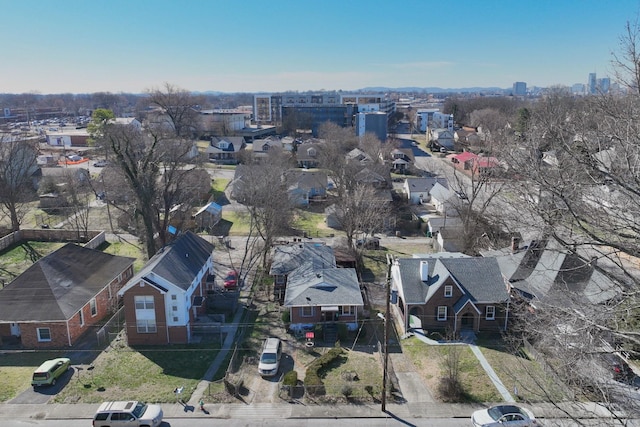 birds eye view of property featuring a residential view