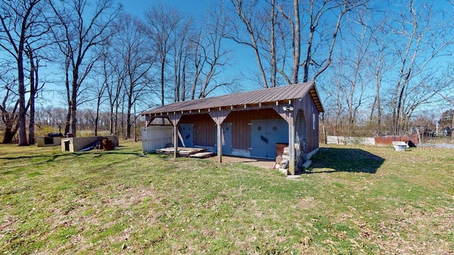 view of outbuilding featuring an outdoor structure