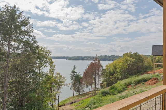 view of water feature