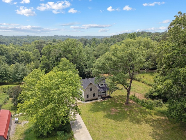 962 Belmont Rd, Clarksville, TN 37040 - view from above of property featuring a forest