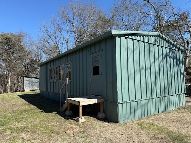 view of outbuilding with an outdoor structure