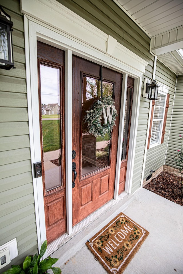 view of property entrance