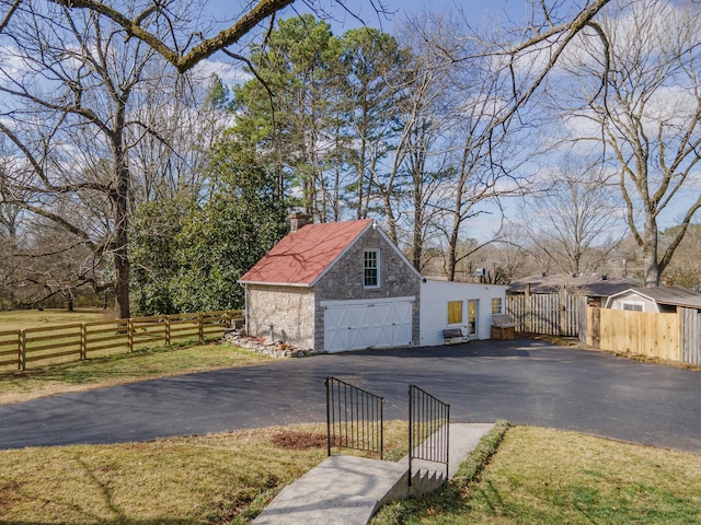 exterior space with fence